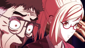 Thrilling animated showdown with fierce passion in a public arena