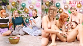 Ersties - Lesbische 5er-Orgie Beim dare Ring Game