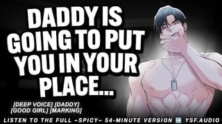 Riding Daddy's Dick while he Chokes you | AUDIO EROTICA | YSF | Male Moaning ASMR