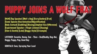 [audio] Puppy-Boy Joins a Wolf Fraternity - Pornhub Gay