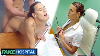 Sexy Nurse Suggest Sex is the best way to Gain Muscle - Fake Hospital