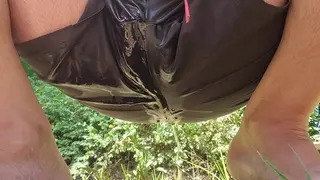 Desperate Pee. I Squatted and could Stop Wetting my Jock and Shorts - Pornhub Gay