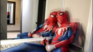 Spiderman Insomniac Hotel Jerk off and Cum - Pornhub Gay