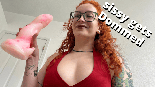 Roommate Catches you Crossdressing and makes you her Bitch - Full Video on Veggiebabyy Manyvids