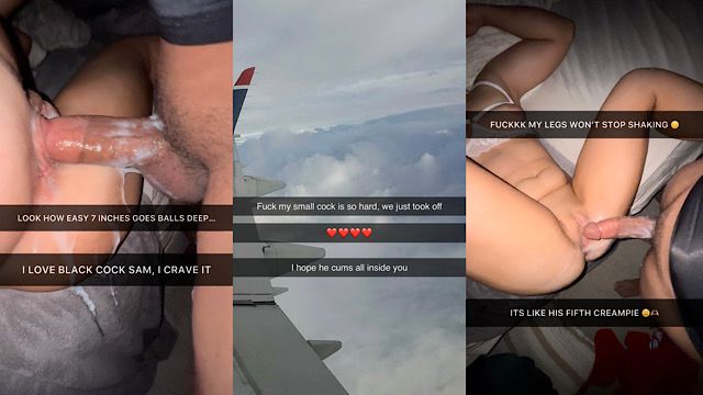 Snapchat Cuck: Wife Fucked Hard at Home while Hubby Waits at Airport – Live Updates!