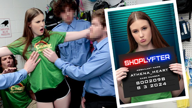 Camp Counselor Gets Caught Shoplifting and has to Fuck her way out of Trouble