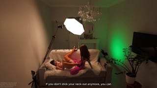 BTS Velma & Dafne Playing with Monsters Dildos and Fuck each others with Strap-on
