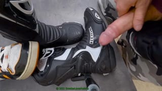 Gloves Wank on Berik Leather Biker Boots - Pornhub Gay