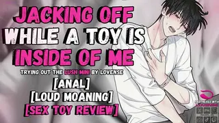 Stroking my Cock with a Toy Deep inside of me | Male Moaning Audio