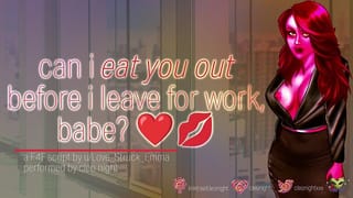 Working Girlfriend Services sub Girlfriend before Work [audio Asmr][audio Only][f4f Audio][lgbtq]