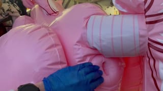 Filling Cute Innocent Pool Toys with Cum
