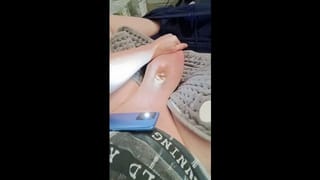 ASMR Coconut vs Balls - Battle of the Nuts - Futanari Ballstretching Extreme
