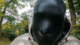 Latex Mask without Openings Outdoor with Goldener Bognerjacke
