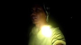 Hala!! may Nakita Ako may Nagkantutan SA Dagat..Sapul SA Aking Flashlight