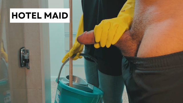Hotel Maid Caught me Masturbating and Decided to help me | she Gave me her Pussy but didn't let me Fuck her Ass