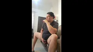 Jerking off my Big Cock
