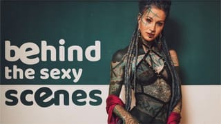 Anuskatzz Elegant Sexy Erotic Photoshooting behind the Scene Filmed by Lily Lu Filmz Vlog SFW Tattoo