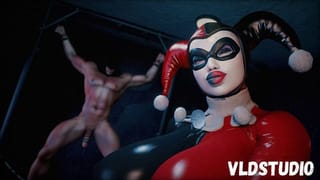 Femdom Harley Quinn makes Batman her Bitch