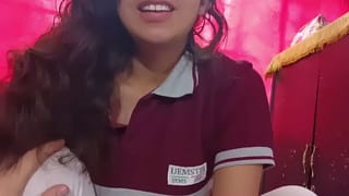 Le Llama Su Novio y Ella COGIENDO!! Colegiala Mexicana Dándose Ricos Sentones