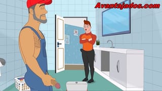 Cartoon Gay - the Plumber's Tool - Pornhub Gay