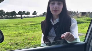 I ask my Neighbor for a Ride, but at what Price? Blowjob and Seduction