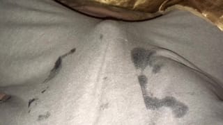 Came in my Grey Sweatpants