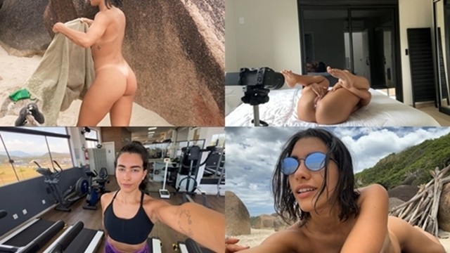 VLOG: a Day with me - Nude Beach, Gym, Work