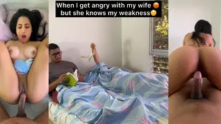 When I get Angry with my Wife 😡 but she knows my Weakness😋