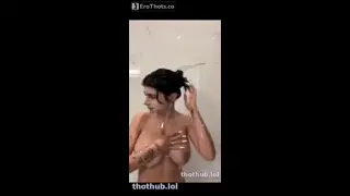 Mia K titties exposed at home