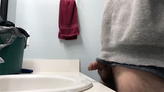 In a Hurry - 90 Seconds from Soft to Cum, with Slo MO Replay