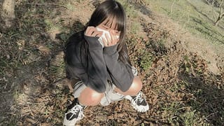 Noa-chan's Wild Pee! ! I Urinated while Climbing a Mountain!