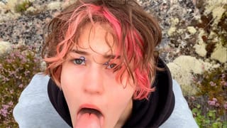 Sex Sex På Sten, Smuk Pige i Naturen