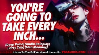 (Audio Porn) Hung Goth Boy CHOKES you while you Call him Daddy