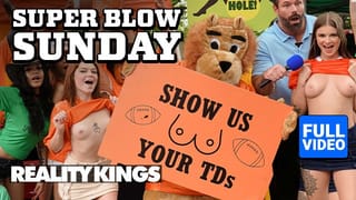 REALITY KINGS - College Girls Sky Wonderland & Katerina Deville are Huge Football Fans & Dick Lovers