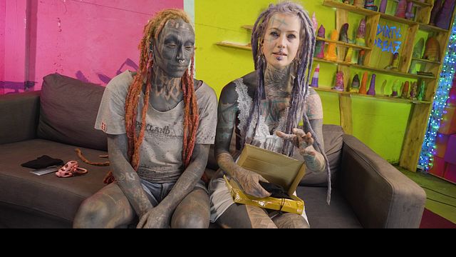 Impeccable Anuskatzz and Lily Lu at piercings smut