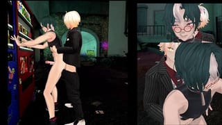 Sex between a Host and a Customer outside the Club (VR / English Subtitles) - Pornhub Gay