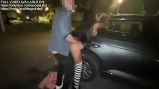Angela Doll - I make Strangers Squirt on the Street after a Party
