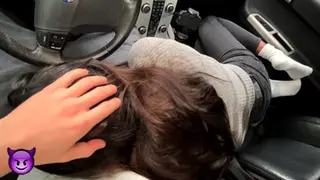 Latina's Roadside Fun: Socks and Sucking 😈