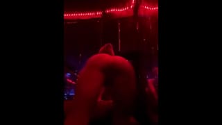 Stripper Tease Show in the Champagne Room