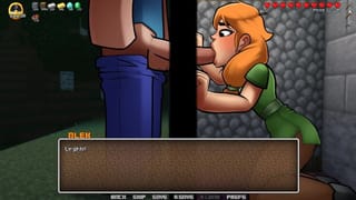 Minecraft Horny Craft (Shadik) - Part 3 - Alex gives Blowjob to Steve by LoveSkySan69