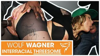 Horny Eva Adams Enjoys 2 Hard Dicks at the same Time! WOLF WAGNER