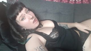 Goth Slut Cums 7 Times in 7 Minutes