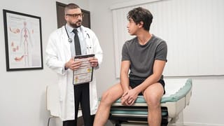 Doctor Tapes - Muscular Hunk Doctor Marco Napoli Whips out his Cock and Barebacks Hot Latino Patient - Pornhub Gay