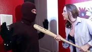 A brunette with a sweet small ass is getting a dick in her butt