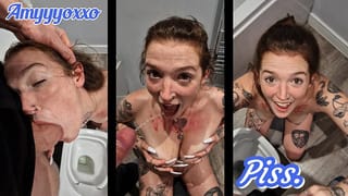 Cute British Whore LOVES being PISSED on - Toilet Slave Ft. Amyyy-oxxo