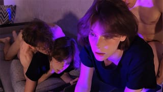 Watching Anime with my Stepsister Ended with Rough Sex. I Love her Cute Moans