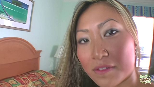 Full Video - This fuckable Asian bitch took a severe blow to the ass and remained silent