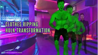 Giant Growth - Clothes Ripping Hulk Transformation - Pornhub Gay