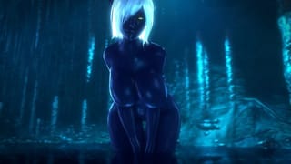 Dark Elf Queen Nualia Show Huge Boobs, Noname55