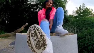 Katis 6 Days Dirty Sweaty Socks and Sweaty Shoes Fila Sneakers Shoeplay Lick my Dirty Sneakers Clean
